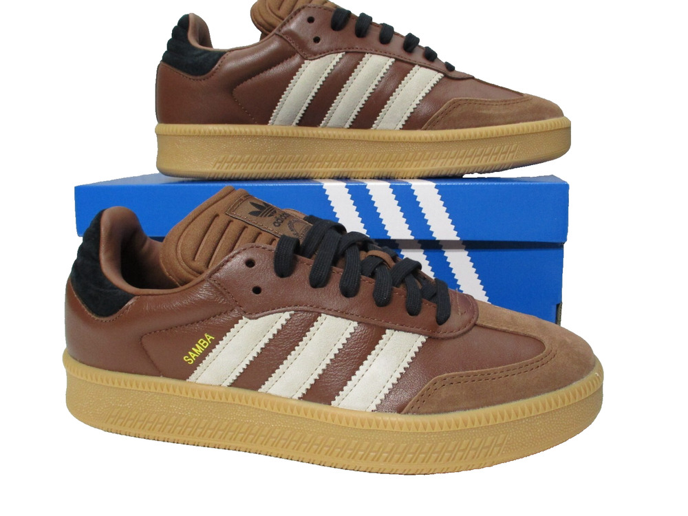 Adidas Samba XLG Preloved Brown Wonder Beige Shoes Mens Sz 10 Womens Sz 11